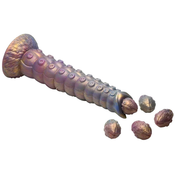 Creature Cocks Deep Invader Tentacle Ovipositor dildo with eggs