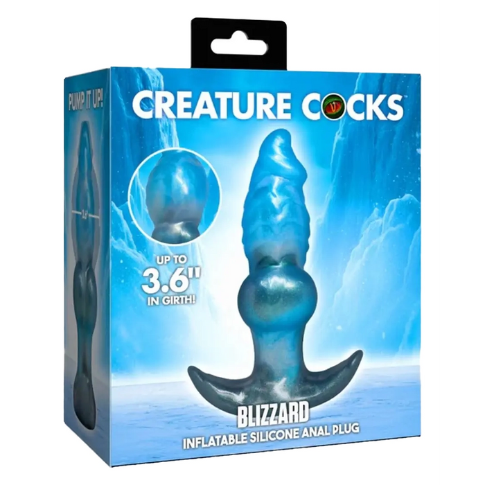 Creature Cocks Blizzard inflatable butt plug