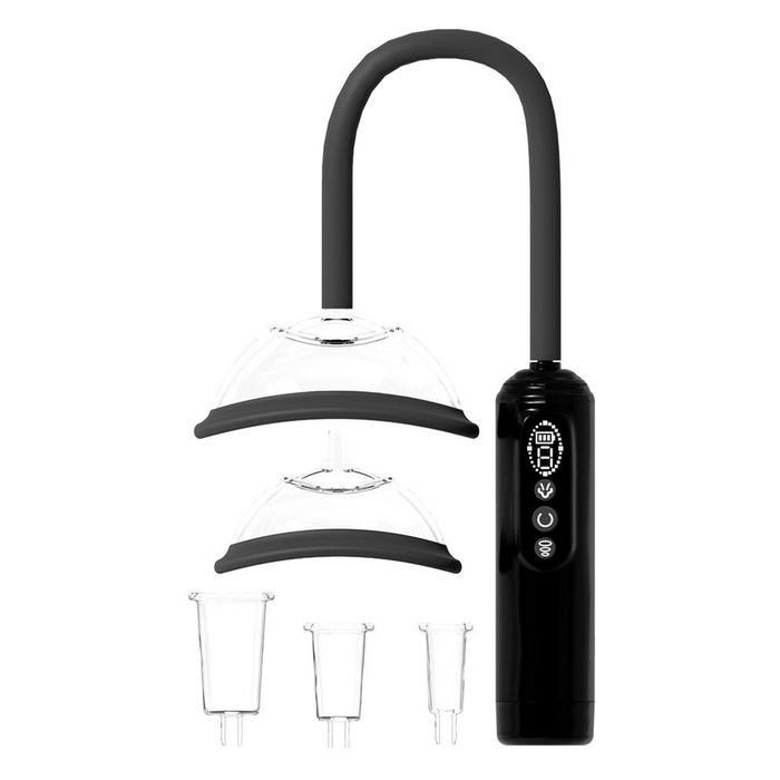 Pumped vulva, breast, & nipple pump