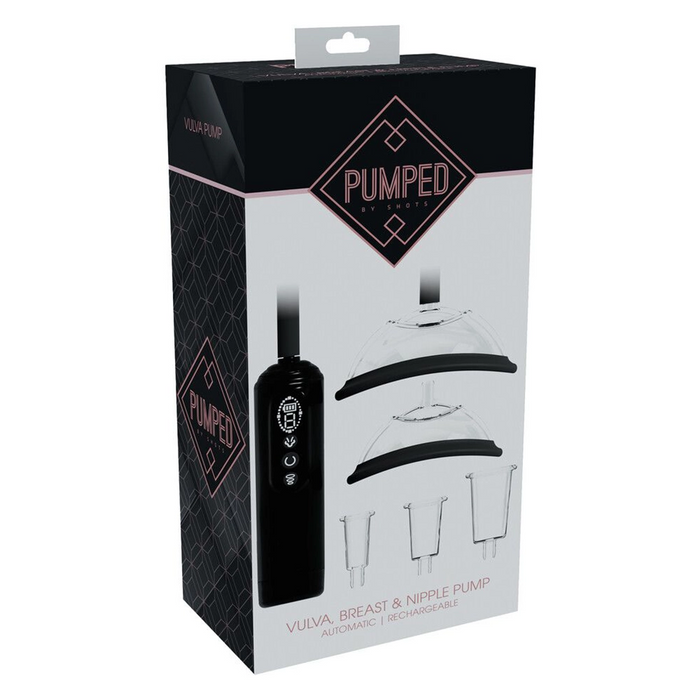Pumped vulva, breast, & nipple pump