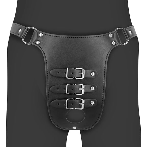 Ouch! XTREME Male chastity belt with straps