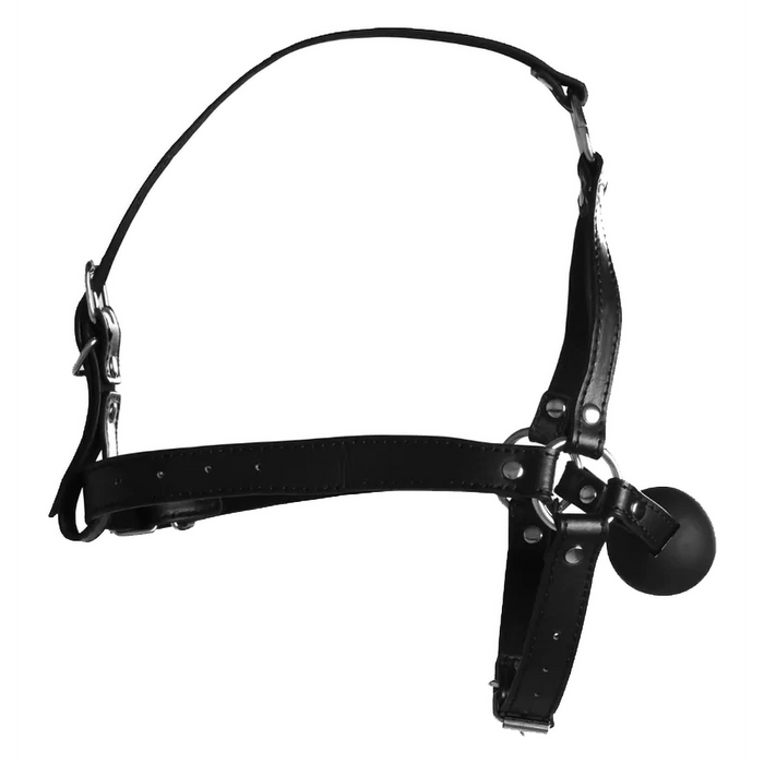 Ouch! XTREME head harness (with solid ball gag)