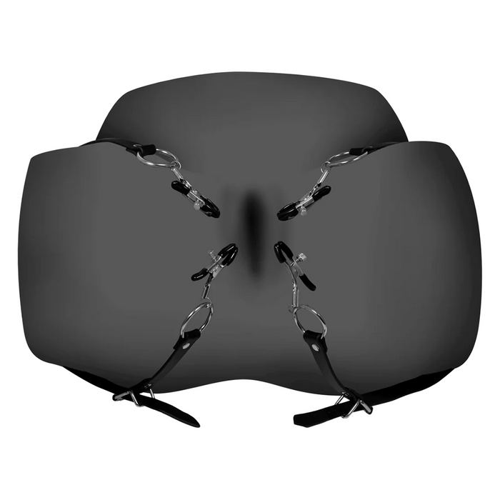 Ouch! XTREME labia spreader with clamps