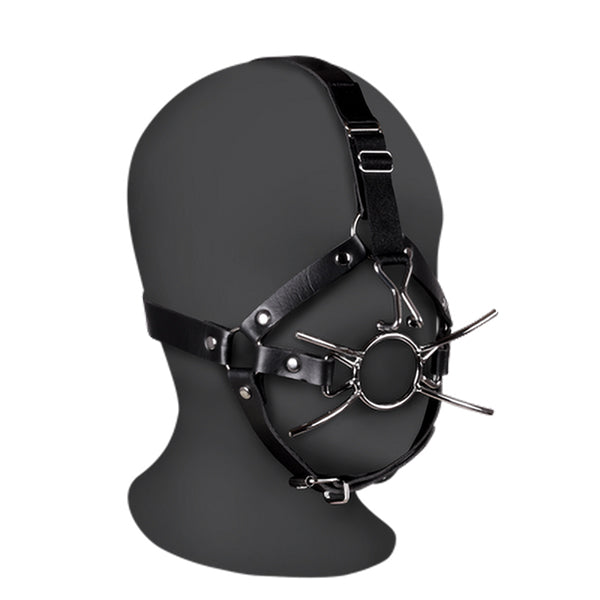 Ouch! Xtreme Head Harness with spider gag and nose hooks