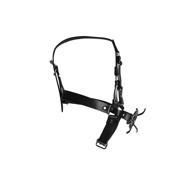 Ouch! Xtreme Head Harness with spider gag and nose hooks