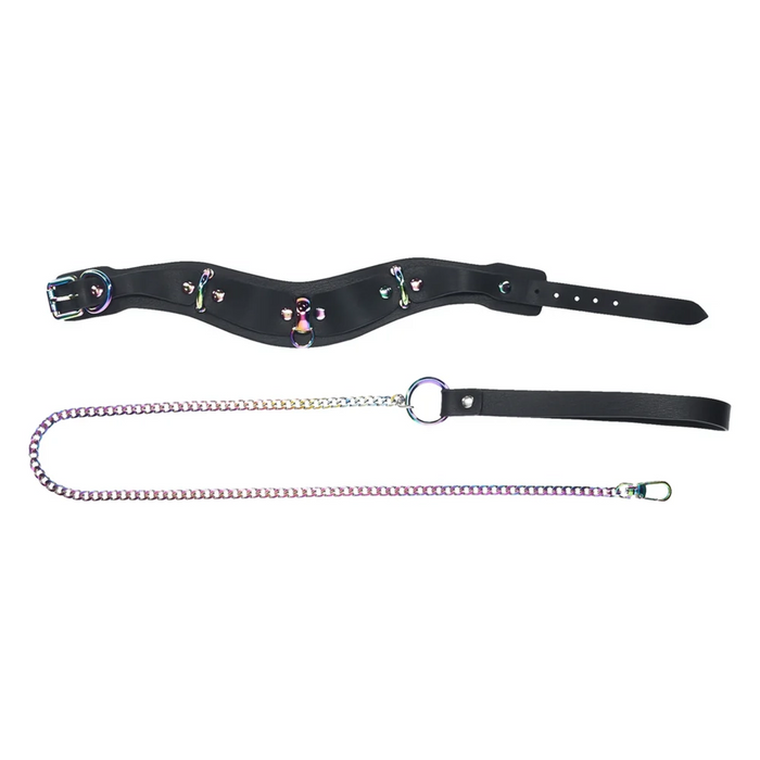 Ouch! Venice Collection collar with leash