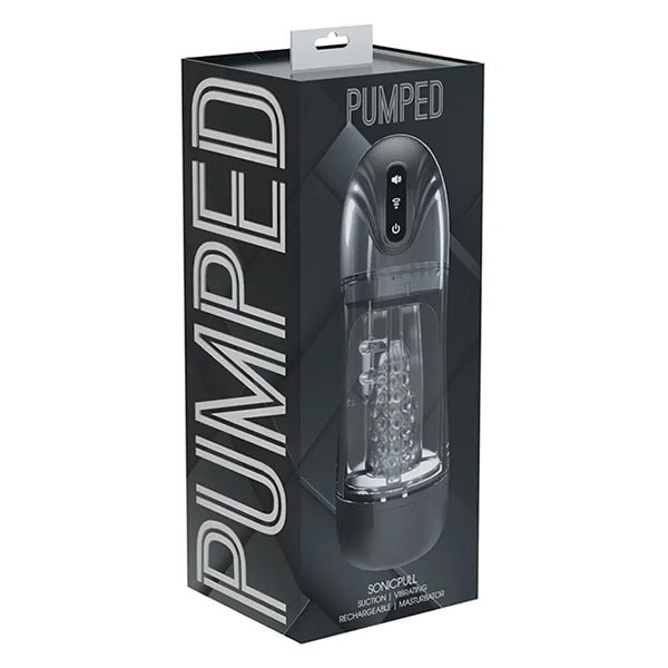 Pumped SonicPull masturbator & penis pump