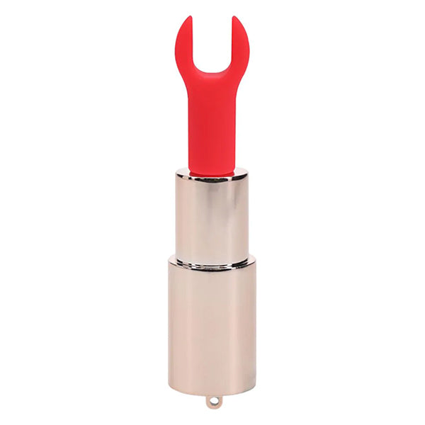 Loveline Sparkle lipstick vibrator with 4 attachments