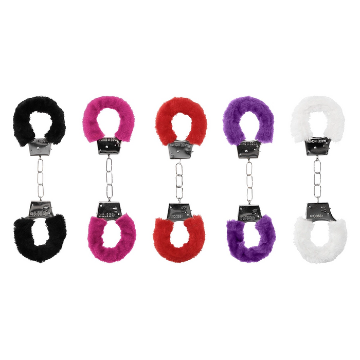 Ouch! Beginners' Furry wrist cuffs