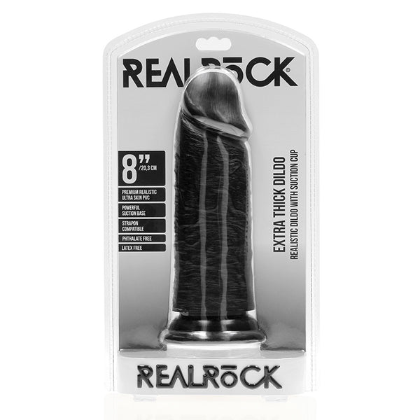 RealRock Extra Thick Straight 8" dildo
