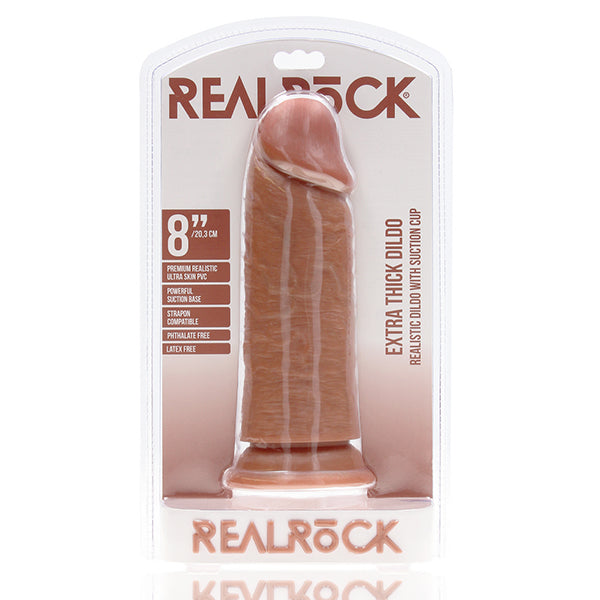 RealRock Extra Thick Straight 8" dildo