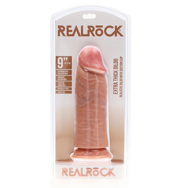RealRock Extra Thick Straight 9" dildo