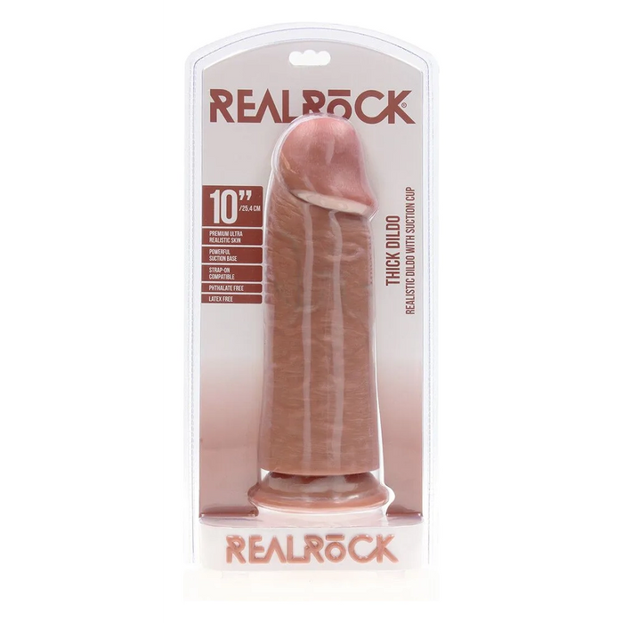 RealRock Thick Straight 10" dildo