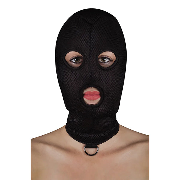 Ouch! Extreme mesh balaclava with D-Ring