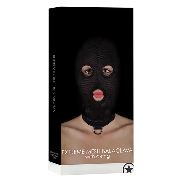 Ouch! Extreme mesh balaclava with D-Ring