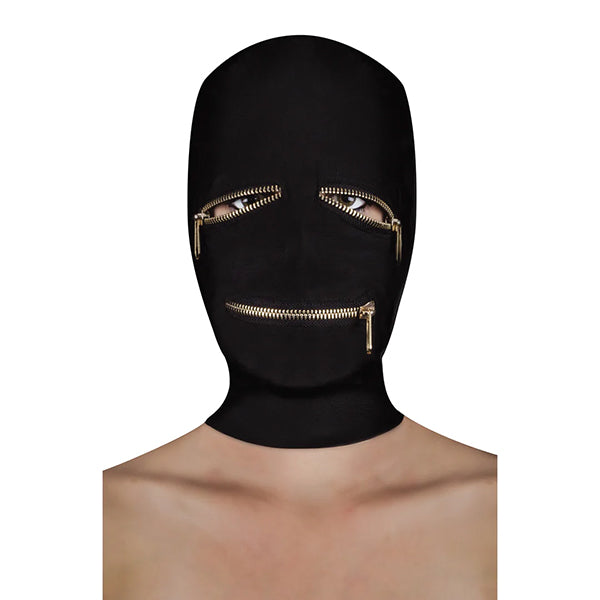Ouch! Extreme eye-and-mouth zipper mask