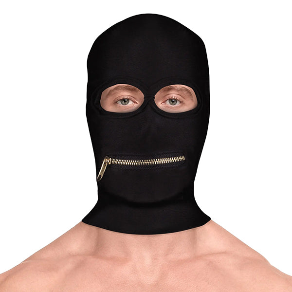 Ouch! Extreme eye-and-mouth zipper mask
