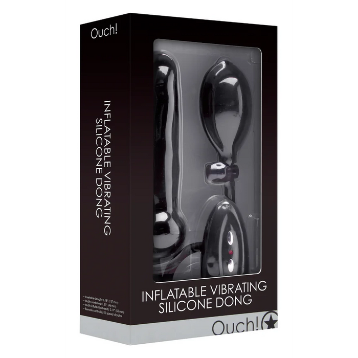Ouch! Inflatable vibrating dildo