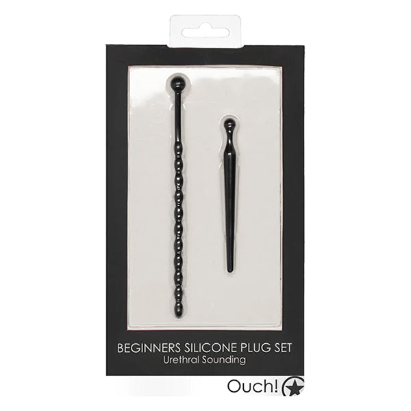Ouch! Beginner's urethral sound/penis plug set