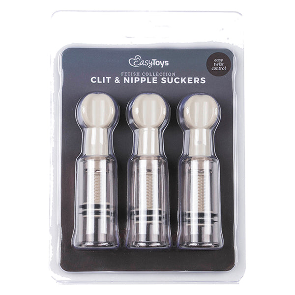 EasyToys Fetish Collection clit & nipple sucker set