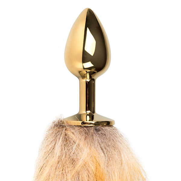 EasyToys Gold-Beige Fox Tail butt plug