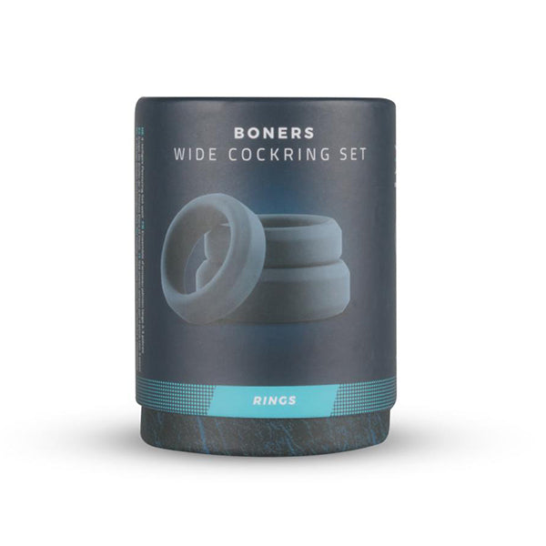 Boners Wide & Flat cock ring set