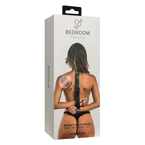 Bedroom Fantasies Collar With Wrist Cuffs body restraint kit