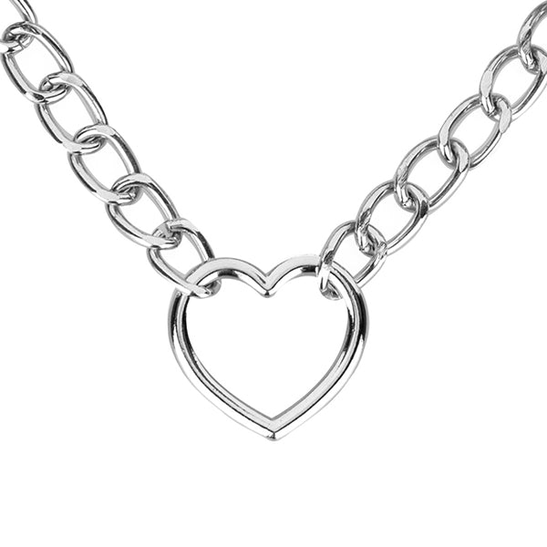 Bedroom Fantasies Silver collar with leash