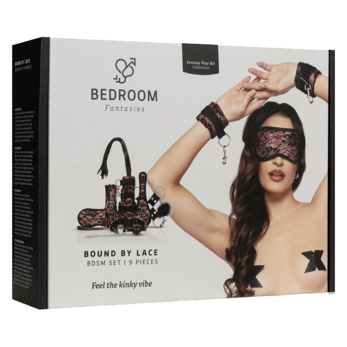 Bedroom Fantasies Bound By Lace bondage set (9-piece)