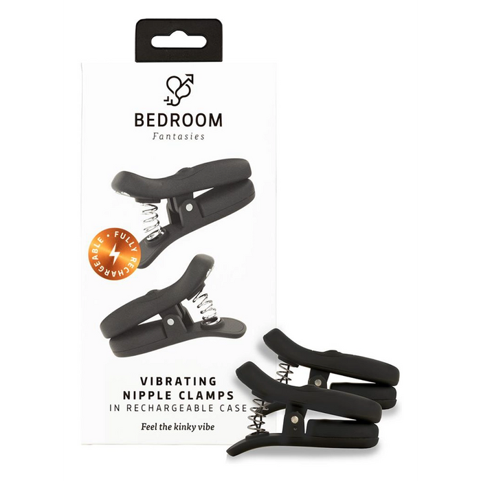 Bedroom Fantasies Vibrating nipple clamps