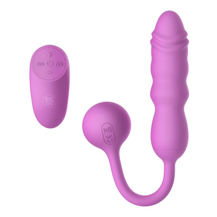 Good Vibes Only Thrusting bullet vibrator