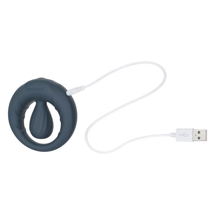 Boners Vibrating cock ring with stimulation ball