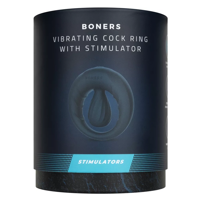 Boners Vibrating cock ring with stimulation ball