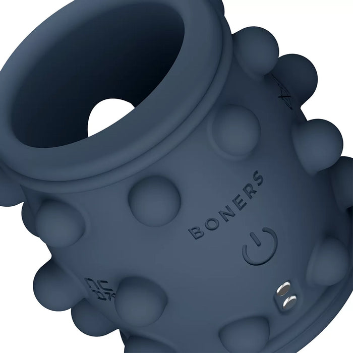 Boners Studded vibrating cock ring