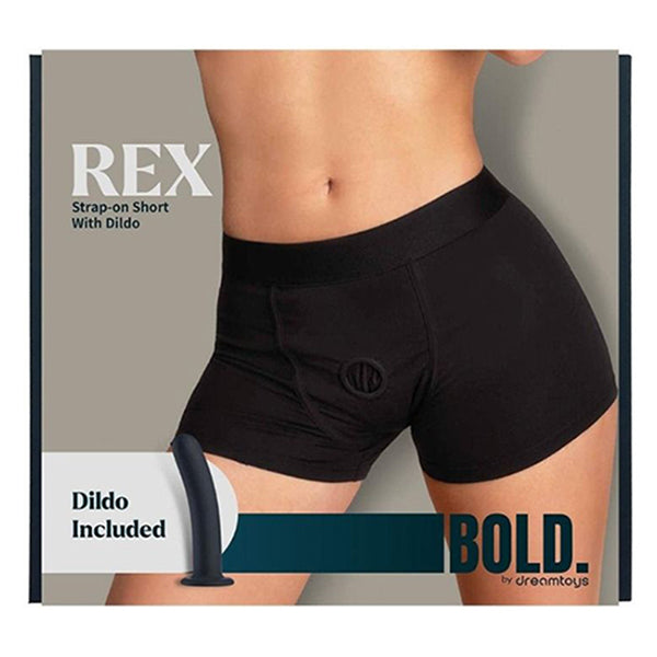 Dreamtoys BOLD REX strap-on shorts with dildo