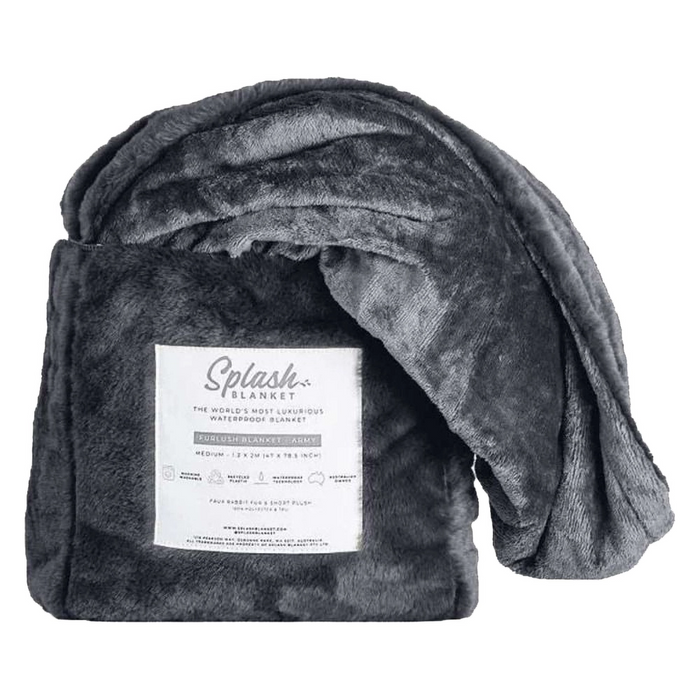Furlush Blanket Army Splash💦 blanket (NON-bonded)