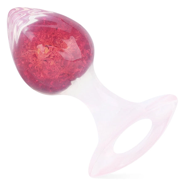 Liebe Seele Heart Crystal butt plug (red)