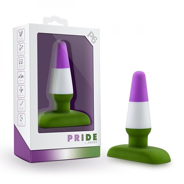 Avant Genderqueer Pride butt plug