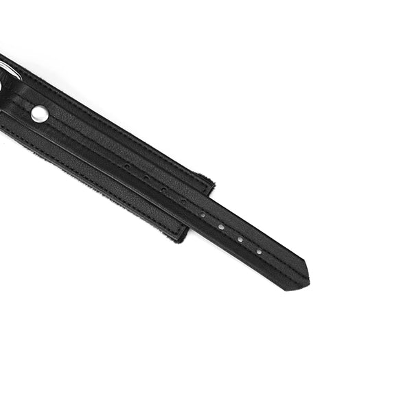 Liebe Seele Black Bond collar with leash