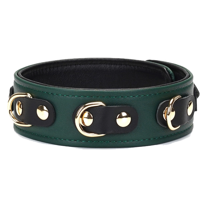 Liebe Seele Mossy Chic collar with leash