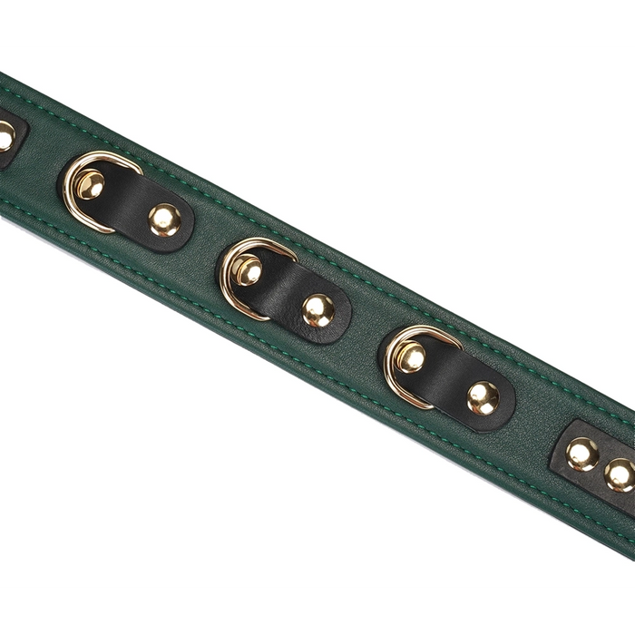 Liebe Seele Mossy Chic collar with leash