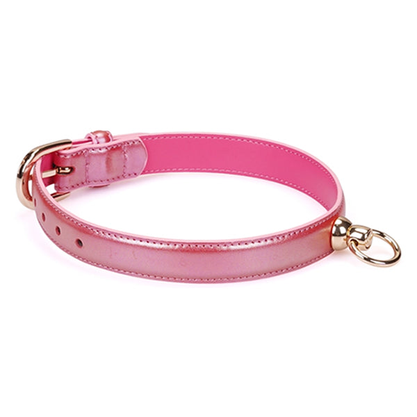 Liebe Seele Lustre Rosa collar with leash