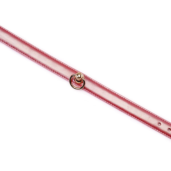 Liebe Seele Lustre Rosa collar with leash