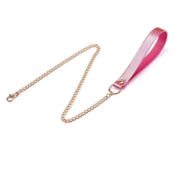 Liebe Seele Lustre Rosa collar with leash