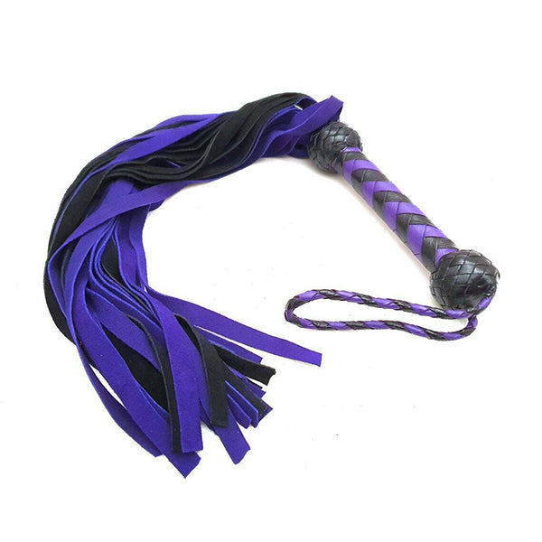 Fitch & Co leather flogger with suede tails