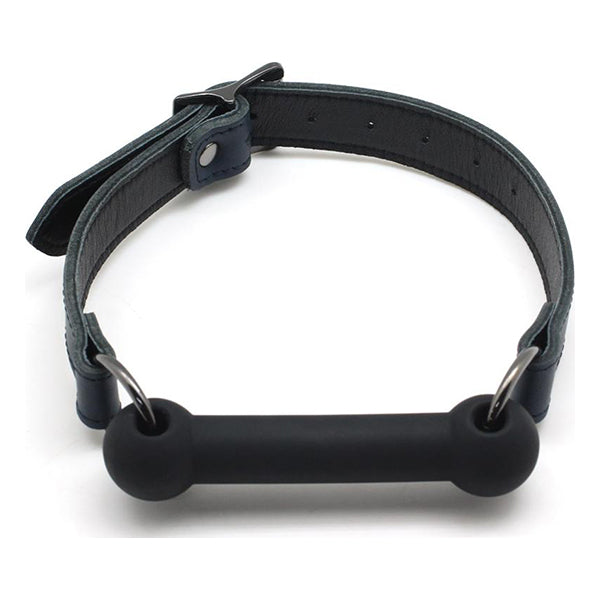 Liebe Seele leather and silicone Bite gag