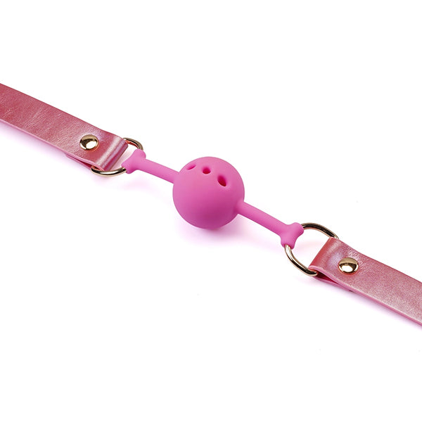 Liebe Seele Lustre Rosa ball gag