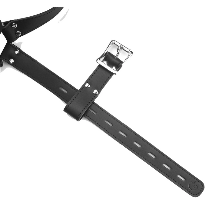 Liebe Seele Noir Sovereign head harness with bite gag