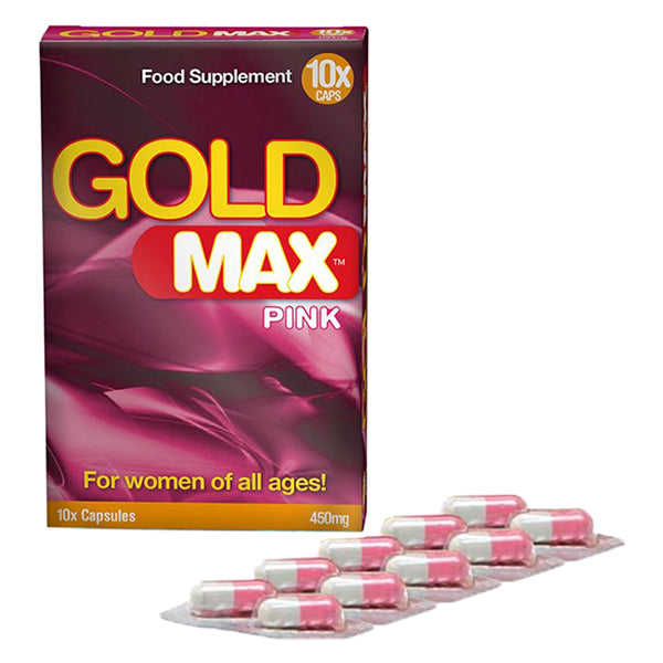 GoldMAX PINK enhancement capsules for women