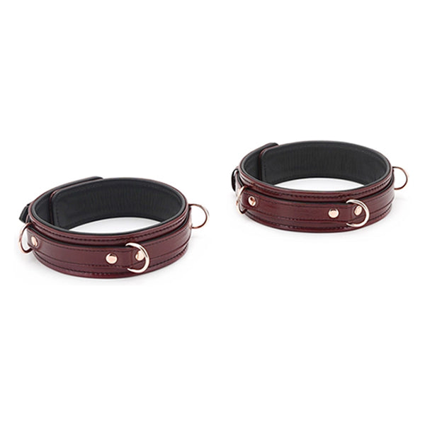 Liebe Seele Wine Red thigh cuffs